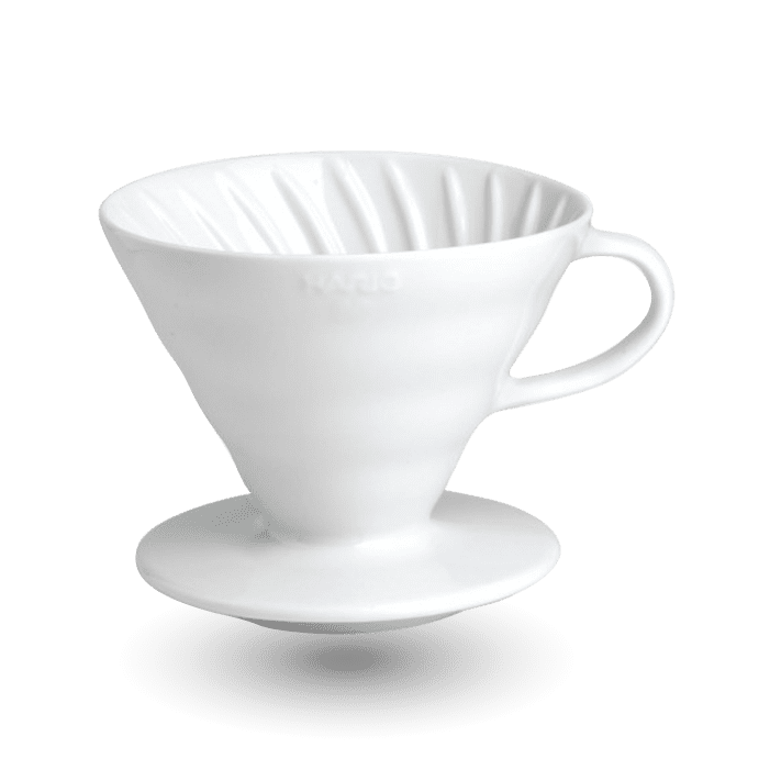HARIO V60 WHITE CERAMIC COFFEE DRIPPER-0