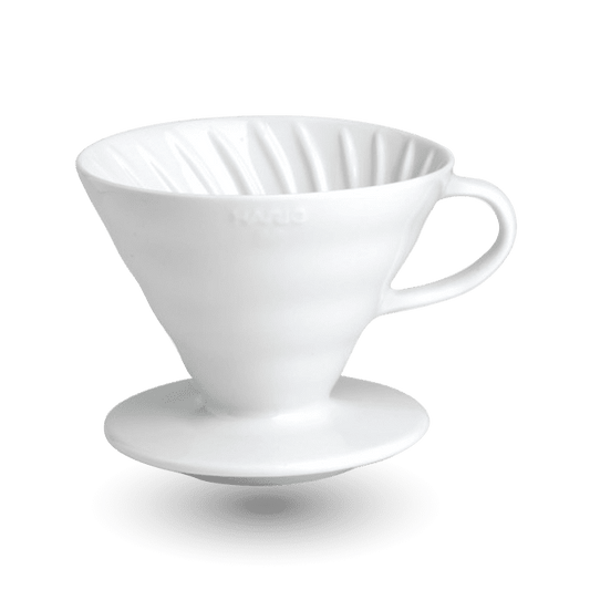 HARIO V60 WHITE CERAMIC COFFEE DRIPPER-0